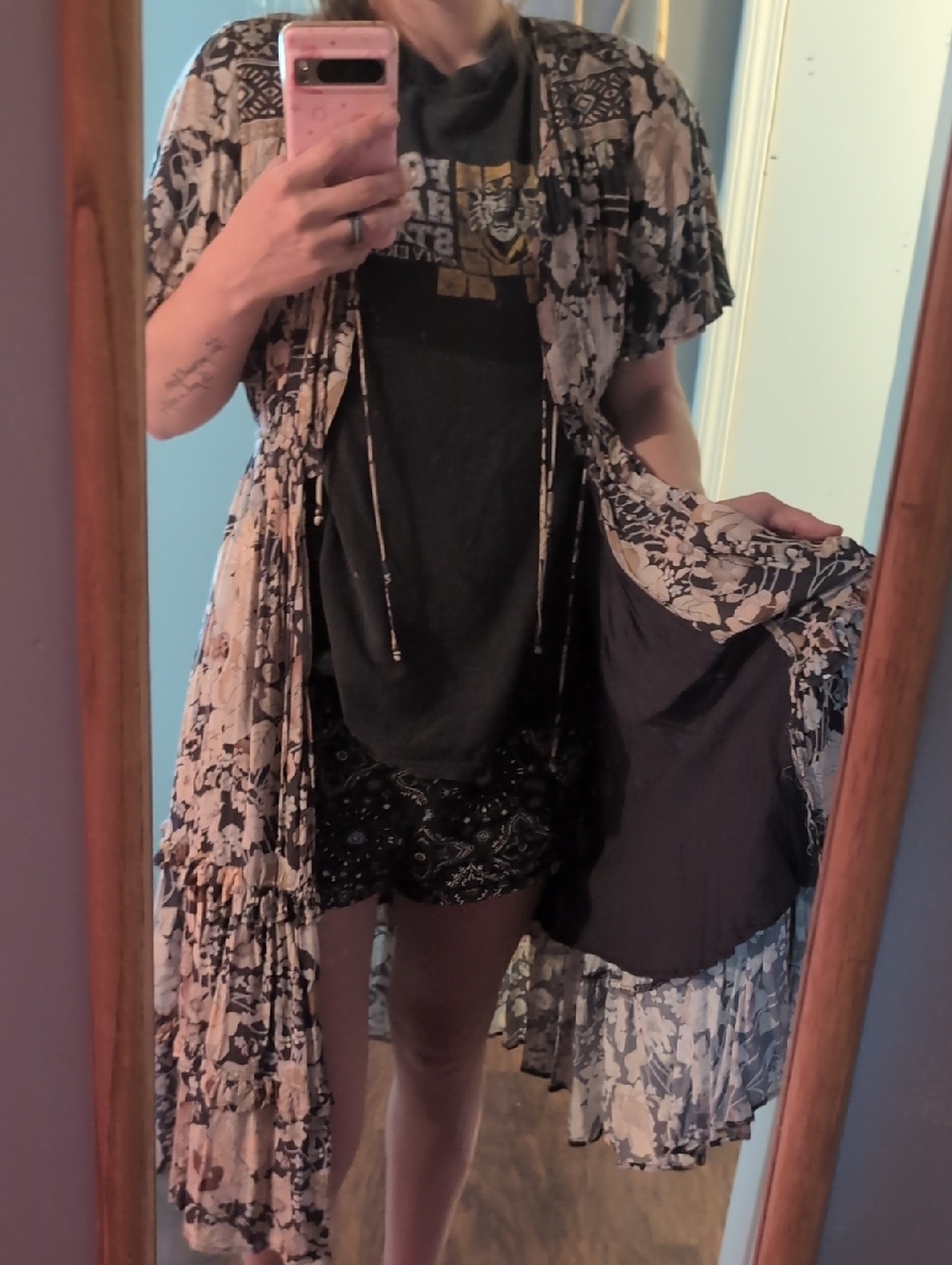 HOLD. Spell Amethyst Garden Party Dress Kimono - Picture 5 of 6
